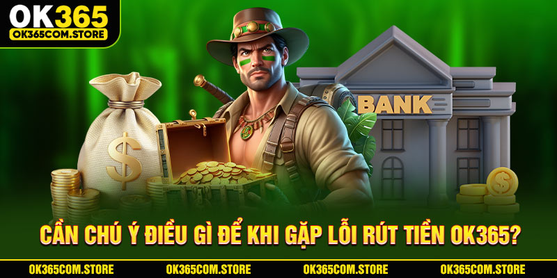Cần chú ý điều gì để khi gặp lỗi rút tiền OK365?
